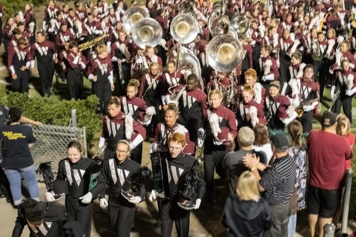 Wando Band Leaves the Performance Field