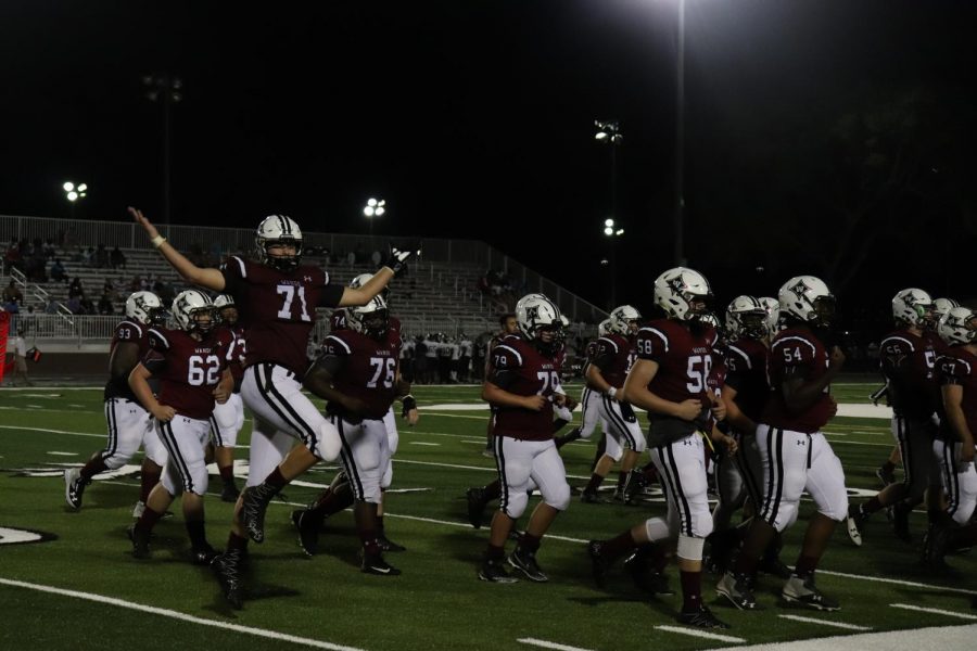 Varsity football defeats Stall High School