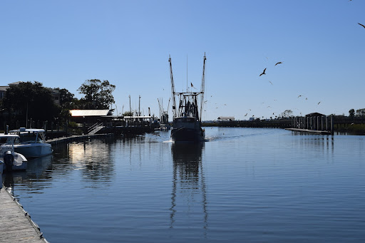 The Captain Tang coming into Shem creek after a long day of shrimping.
