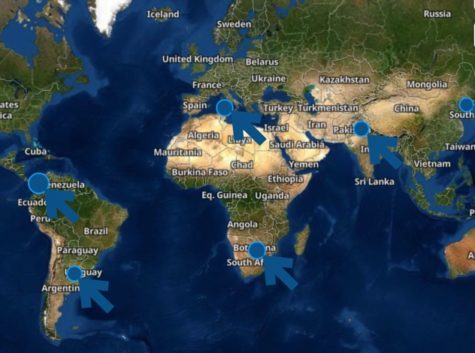 Interactive map: Exploring students cultural backgrounds
