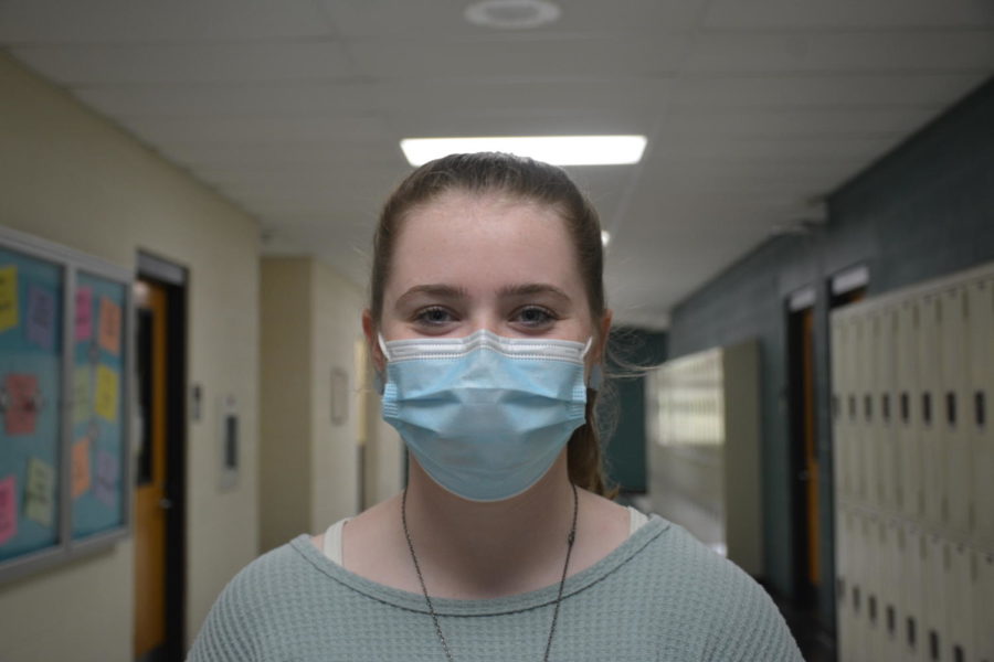 Some students still continue to wear masks for various reasons as a precaution against the virus.
