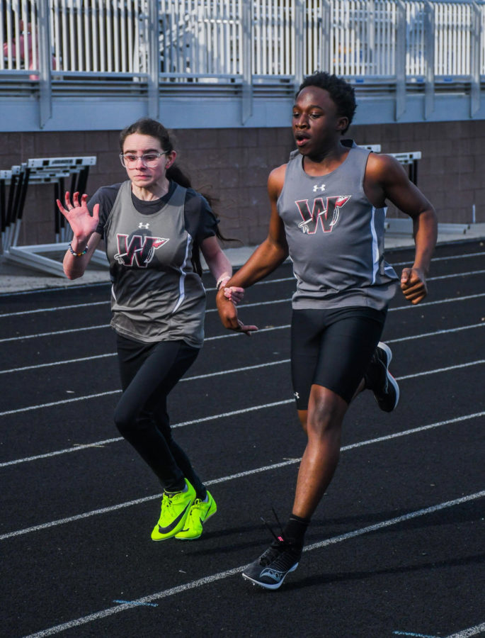 Sophomore Morgan Vitou finds so much happiness in running track but with that she has overcome many challenges having a disability. “The challenges I have overcome are learning to adapt to a situation that may not fit every view I have. I've always had pressure from other people to be better and be at the top of everything because if I'm not I'm seen as just incapable of doing so. I have learned that I have to not push myself in some situations, especially a physical sport.”
