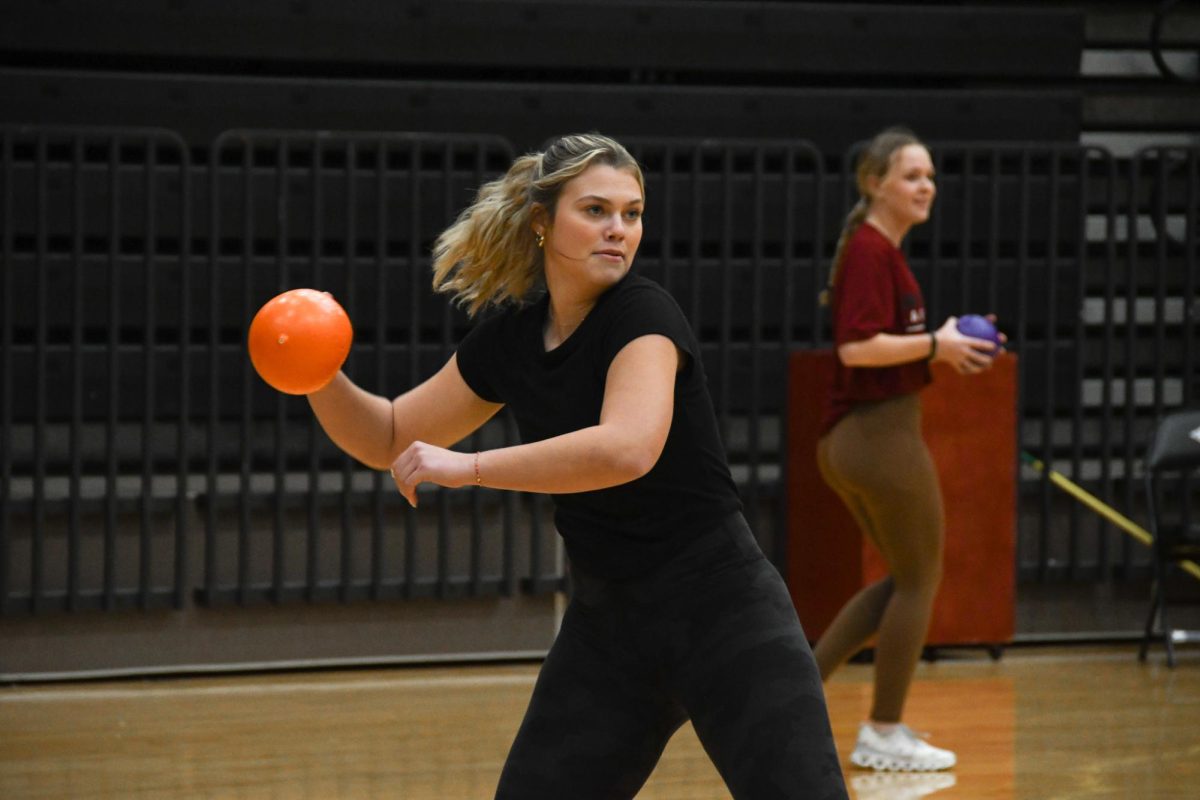 Senior Allie Jepson competed in the lacrosse dodgeball fundraiser and 
feels that helps with school spirit. “It brings people together through 
competition and creates a fun environment where students can be active and support each other,” Jepson said.