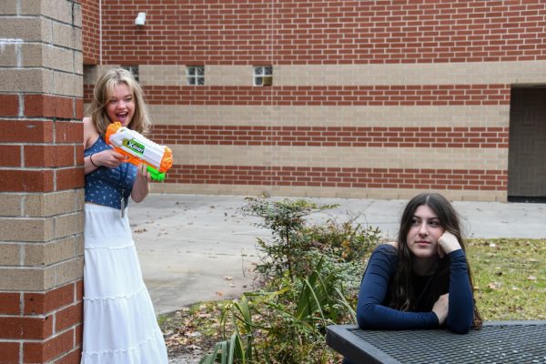 Senior Kiahna Melella participated in Senior Assasin. ”I loved riding around with my friends and planning our ‘assassinations’ together,” Melalla said