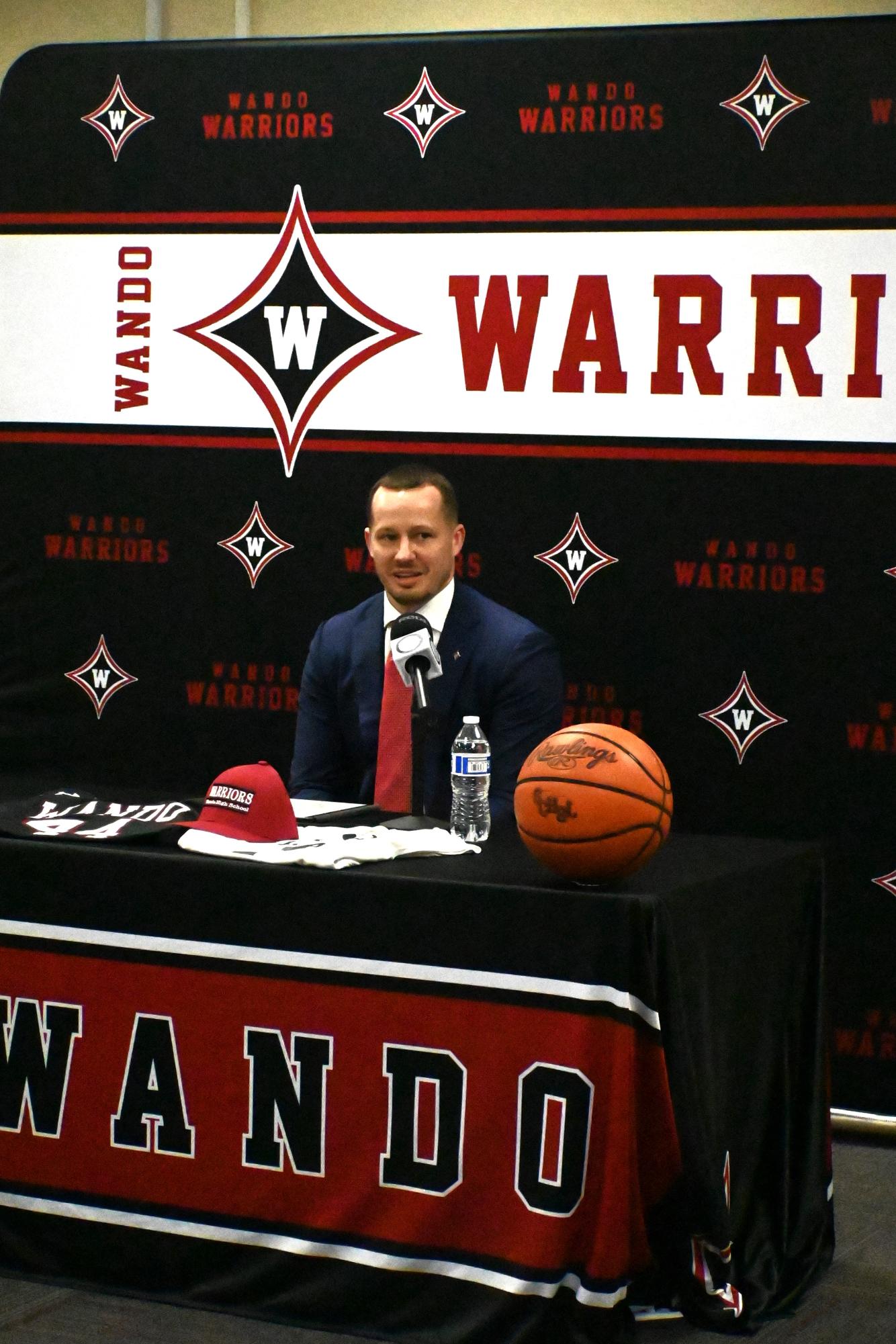 Newly announced Wando Boys Basketball coach John Reynolds speaks with the media ahead of his first off-season with the Warriors.